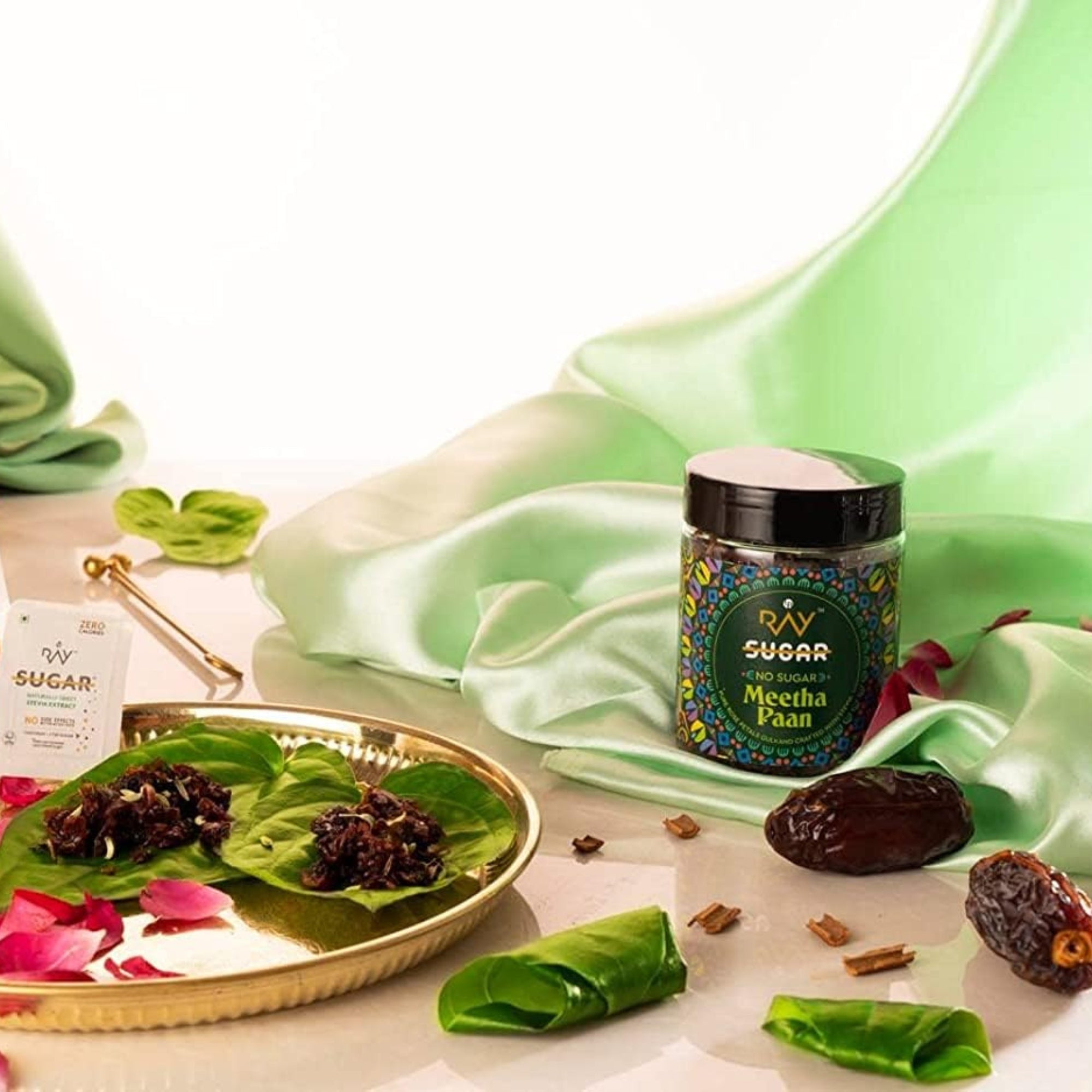 Calcutta Meetha Paan - Made with Pure Rose Petal Gulkand - Naturally Sweetened with Stevia - 120gm