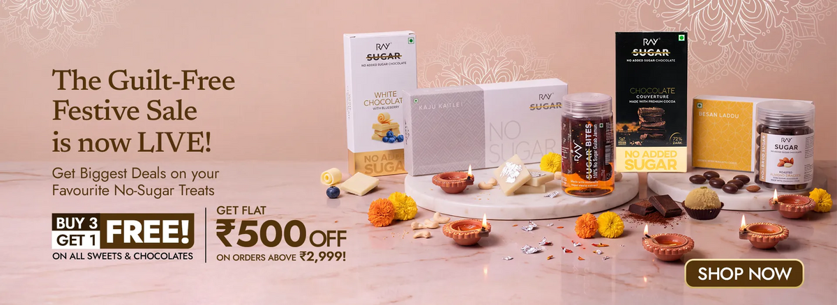 Guilt Free Diwali Sale Buy 3 get 1 Free. Up to 20% OFF