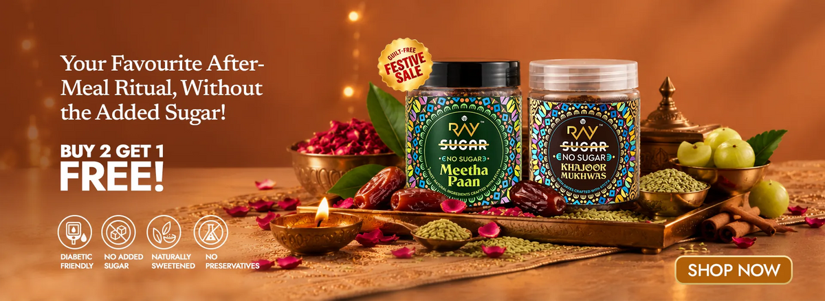 Guilt Free Diwali Sale Buy 2 get 1 Free. Up to 20% OFF