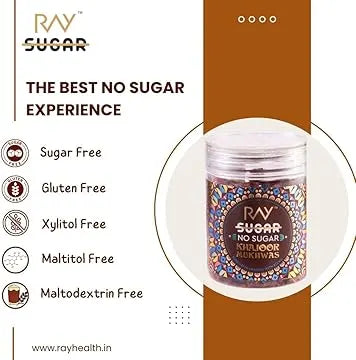 Khajoor Mishran Mukhwaas - 100% No Added Sugar Mouth Freshener - Made with Pure Dates & Sweetened with Stevia - 120gm