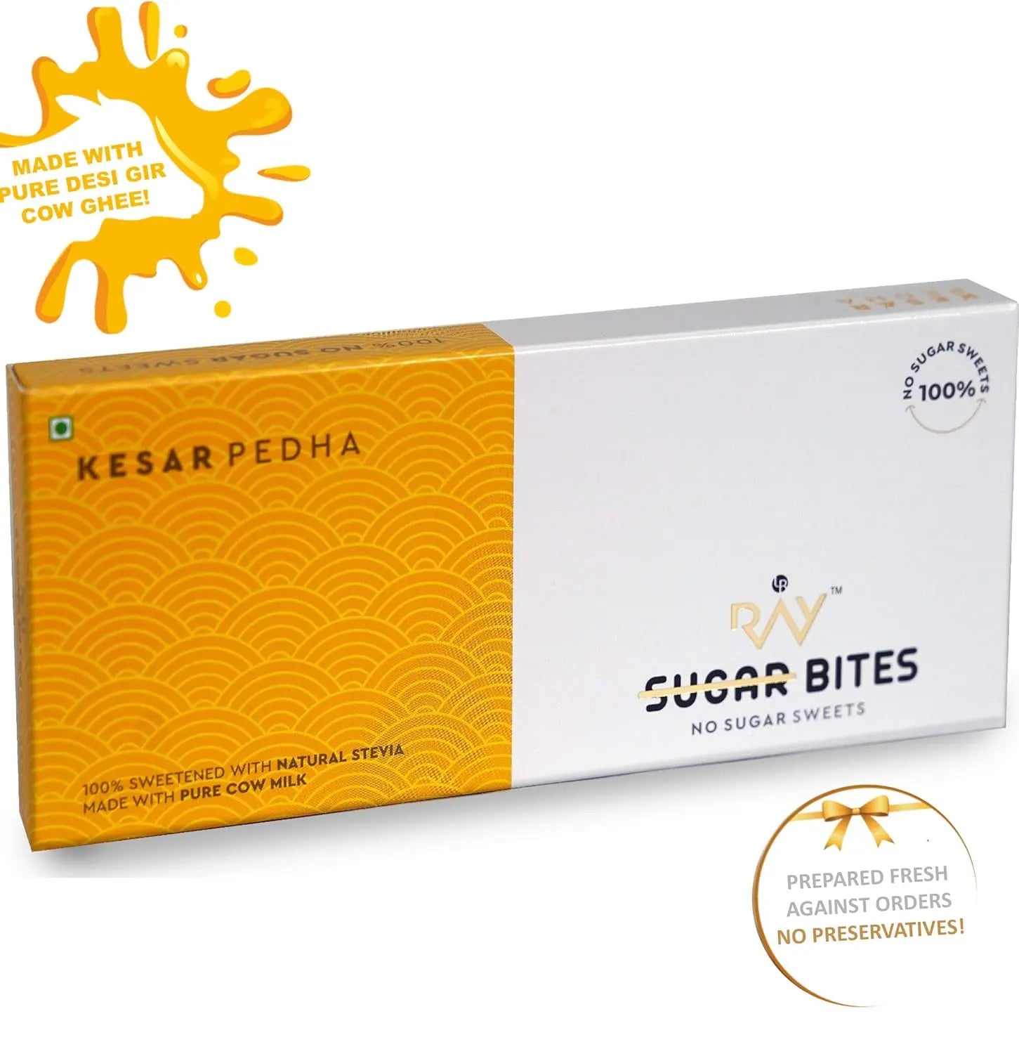 Kesar Pedha - 100% sweetened with Natural Stevia - 200gm