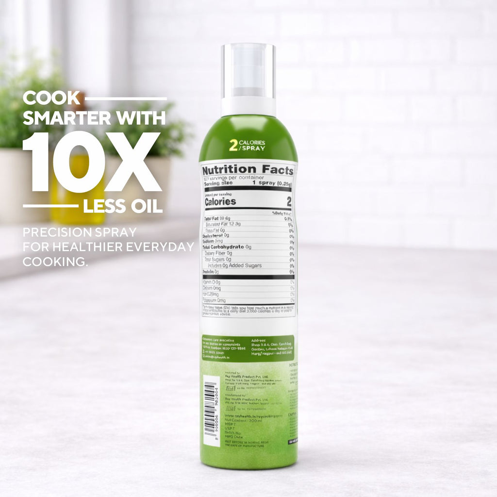 Extra Virgin Avacado Oil Cooking Spray (200ml) - 100% Pure and Natural - Low Calorie, Cholesterol Free, No Additives