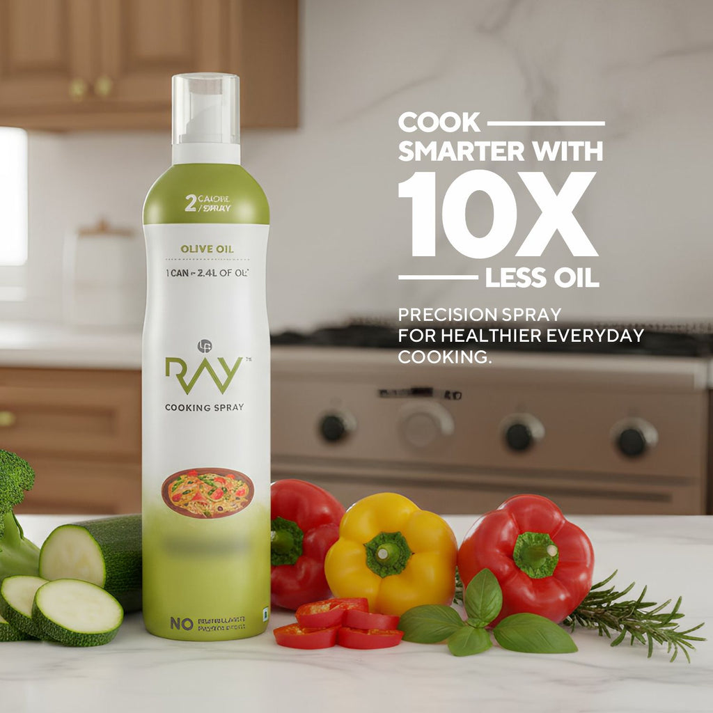 Olive Oil Cooking Spray (200ml) - 100% Pure and Natural - Low Calorie, Cholesterol Free, No Additives