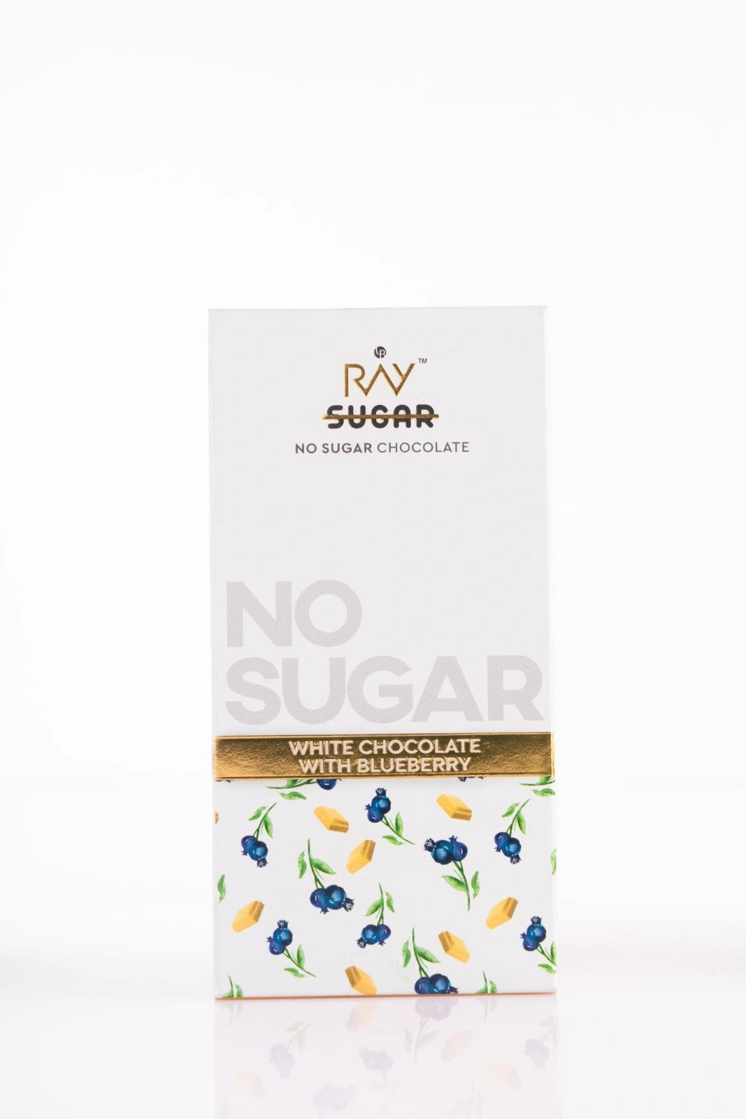 White Chocolate with Blueberry - 100% No Sugar - 40gm