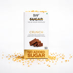 Ray No Sugar Crunch Chocolate - 100% Vegan and No Artificial Additives - 90gm