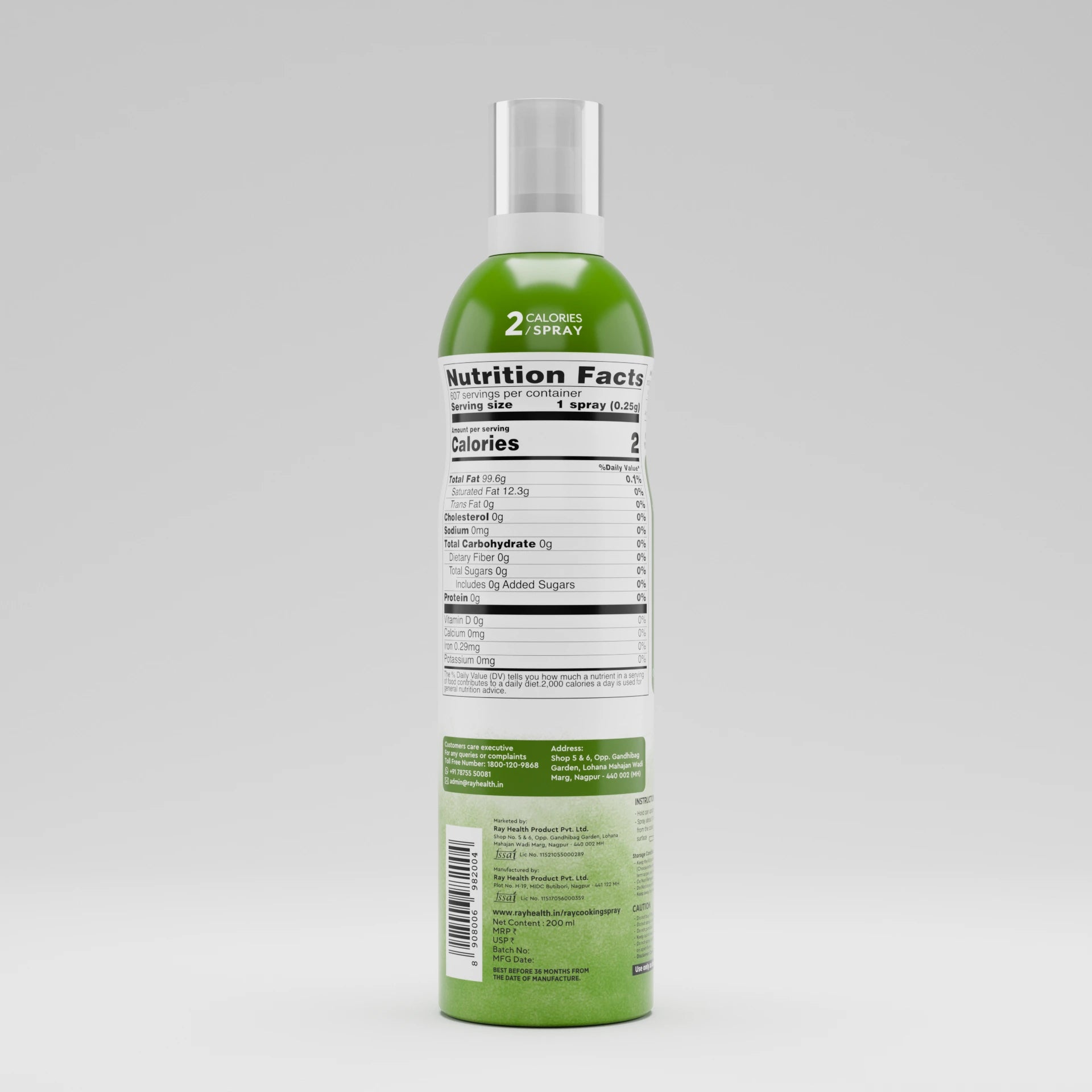 Extra Virgin Avacado Oil - Cooking Spray 200ml