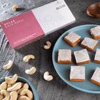 Gulab Kaju Katli - Made with 100%  Natural Stevia & Rose Petals - 200gm