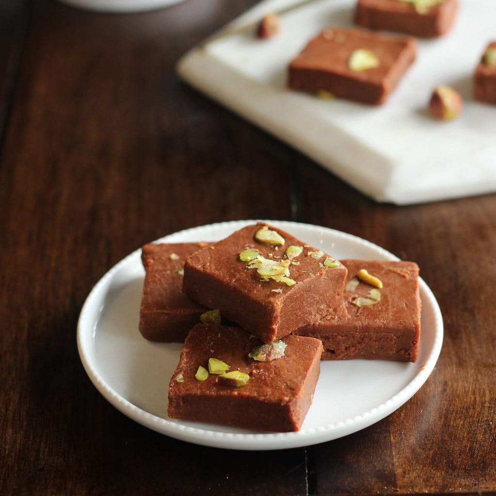 Chocolate Barfi - Made with Natural Stevia & Pure Cow Milk - 200gm