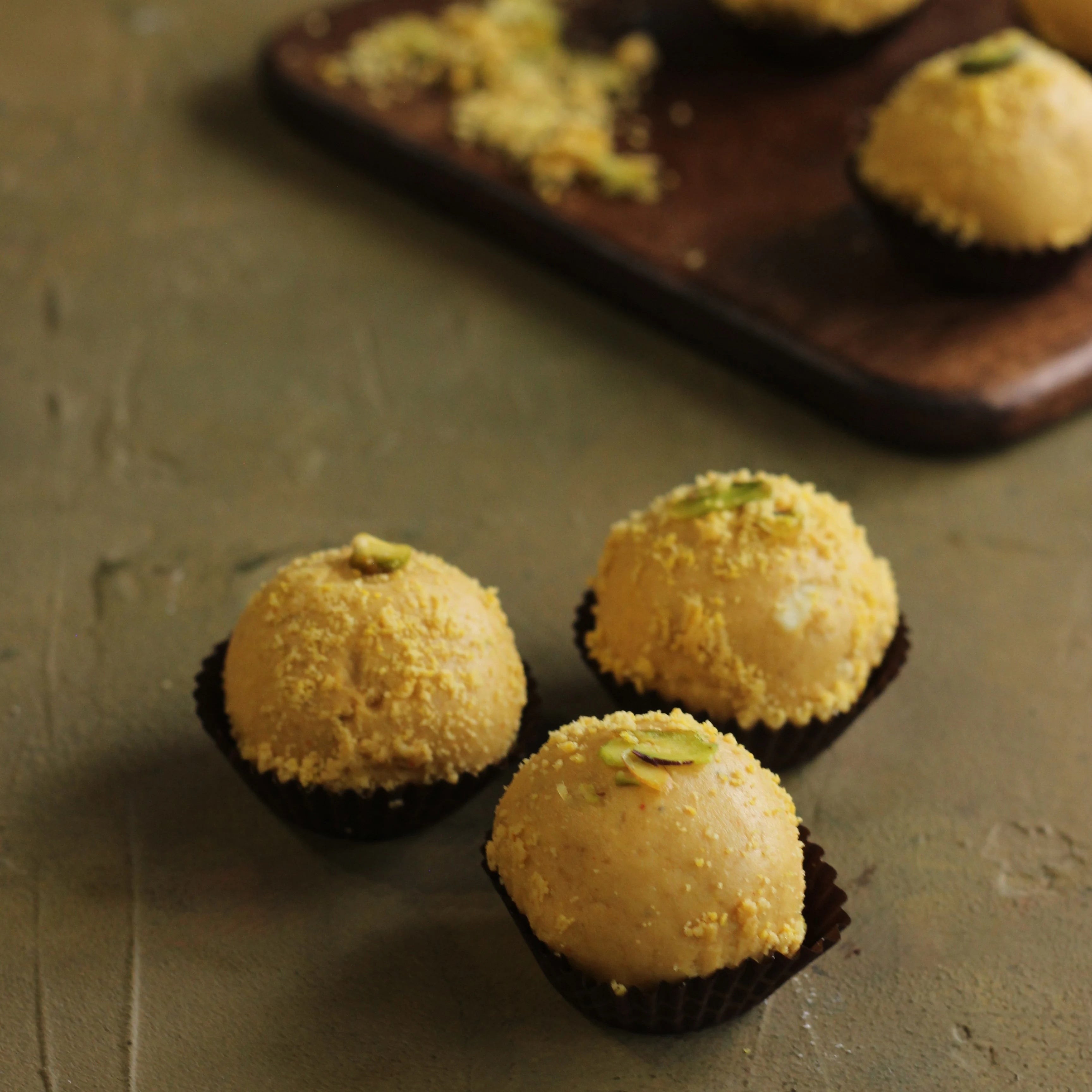 Besan Laddoo - 100% sweetened with Natural Stevia - 200gm