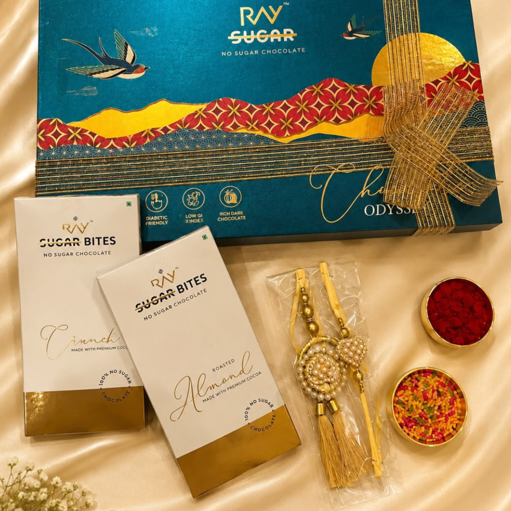 Chocolate Odyssey - No Sugar Rakhi Premium Gift Hamper