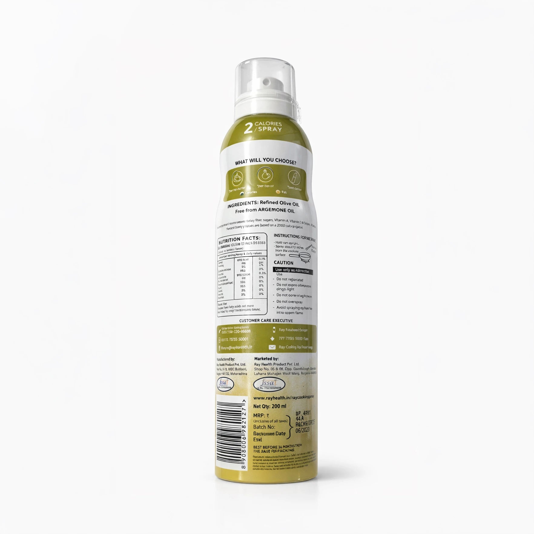 Olive Oil - Cooking Spray - 200ml