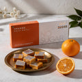 Orange Kaju Katli (200g) - No Added Sugar, No Artificial Additives, Guilt-Free Indulgence