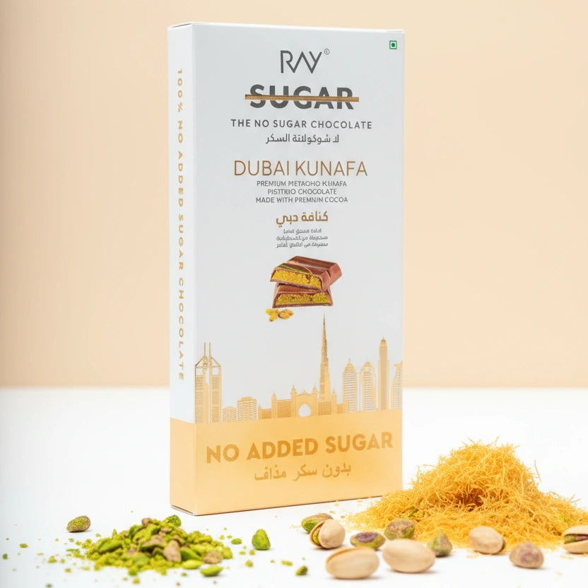 Premium Dubai Kunafa - Made with Pistachio and Premium Cocoa - No added Sugar - 200gm
