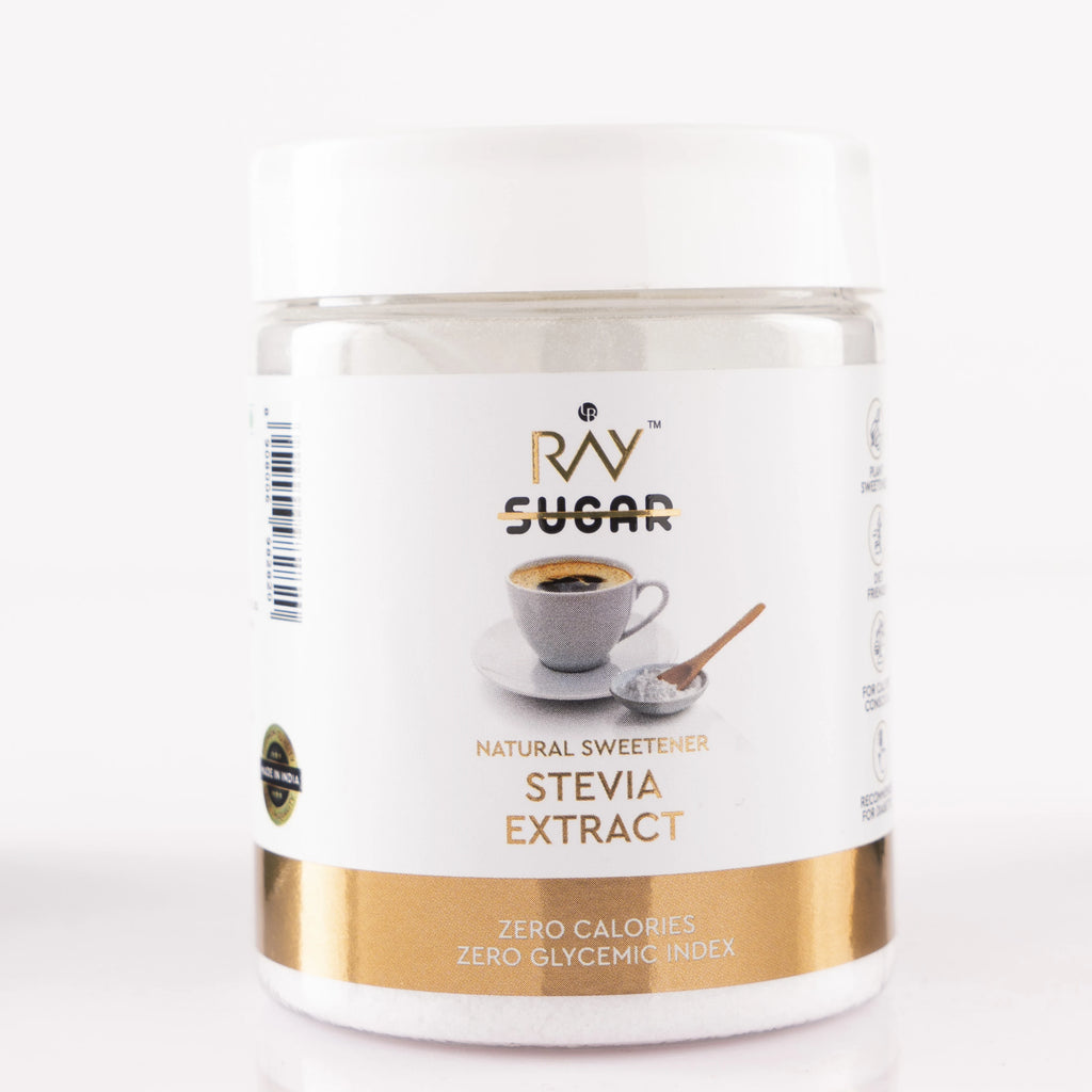 Stevia Powder Sweetener (150g Jar) - 100% Natural, No Sugar, Zero Calorie