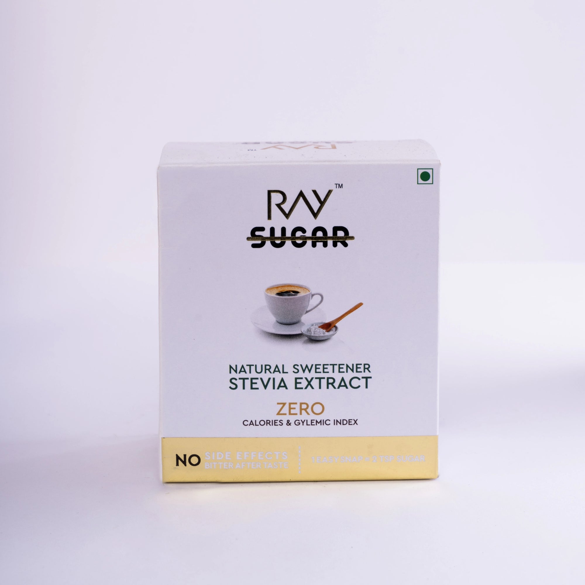 Stevia - 100 Sachets (Powder Pack)  - 100% Natural Sweetner - 100gm