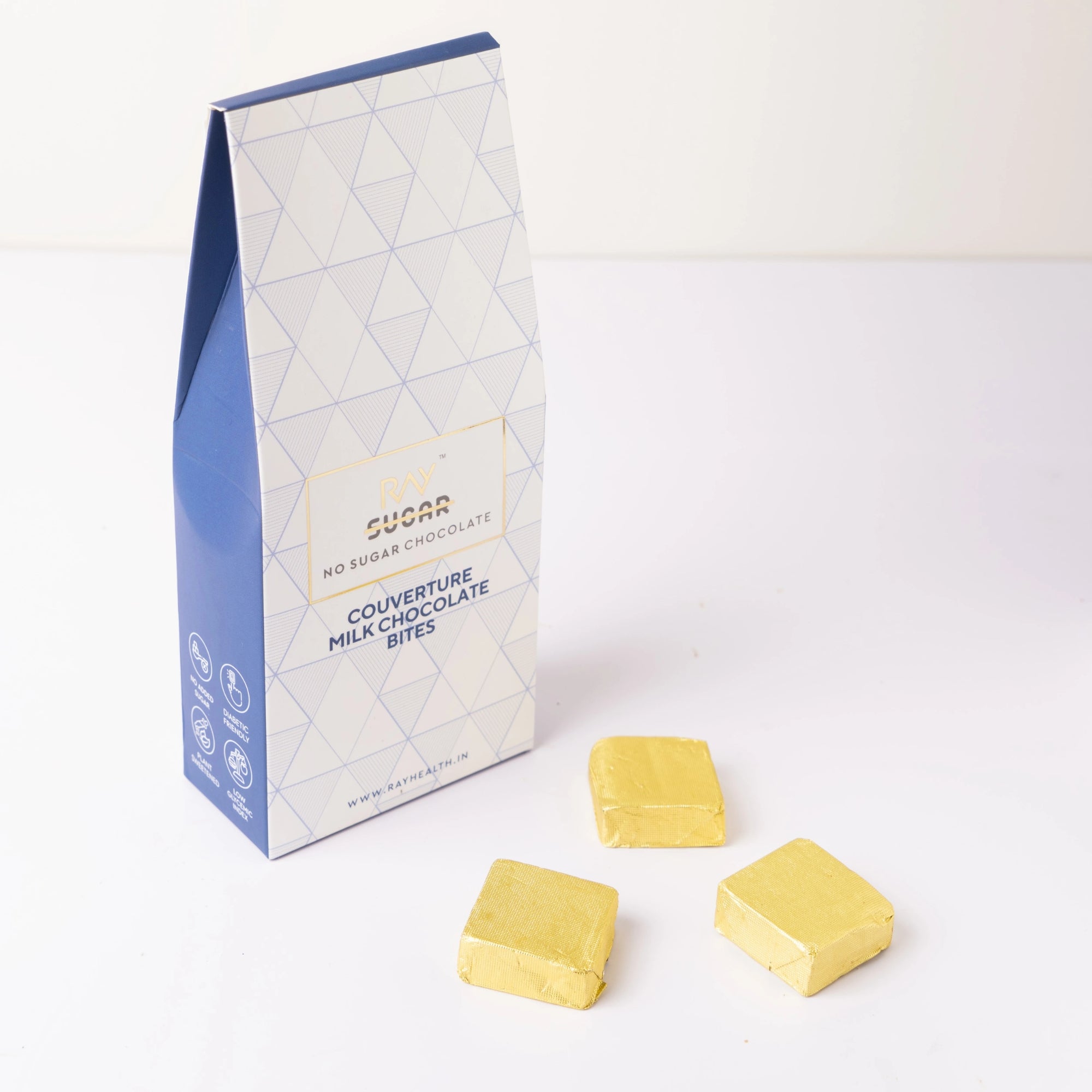 Creamy Milk Plain Bites - 100% No Sugar - 100gm
