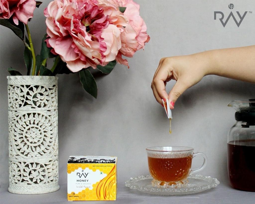 Ray Honey Easysnap Sachets (50pcs)  - Raw & Organic - 8gm