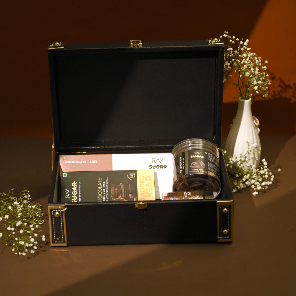 Black Leather Gift Box