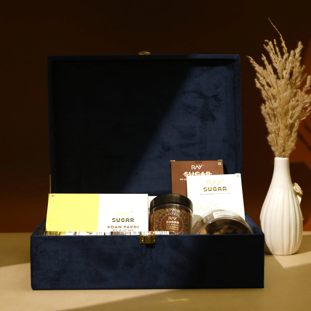 Blue Velvet Gift Box