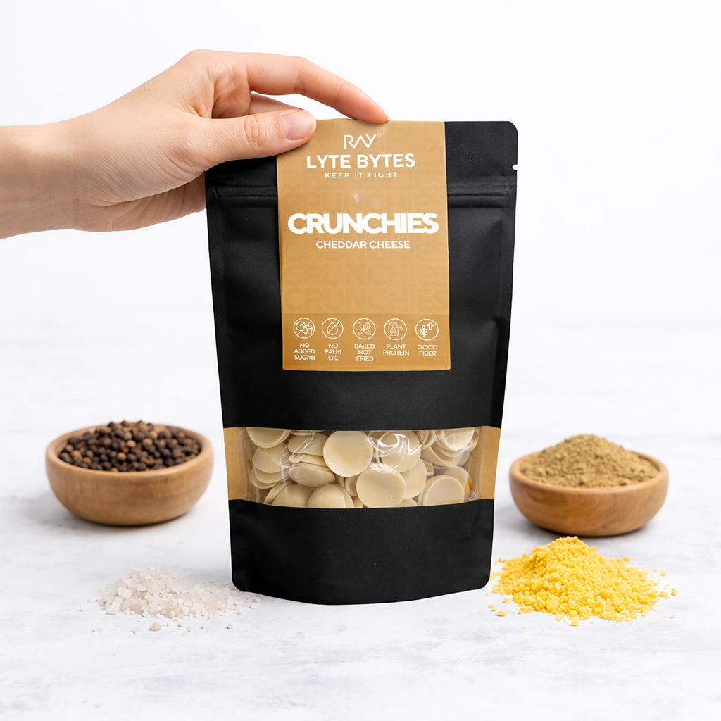 Cheddar Cheese Baked Crunchies - 27g Protein