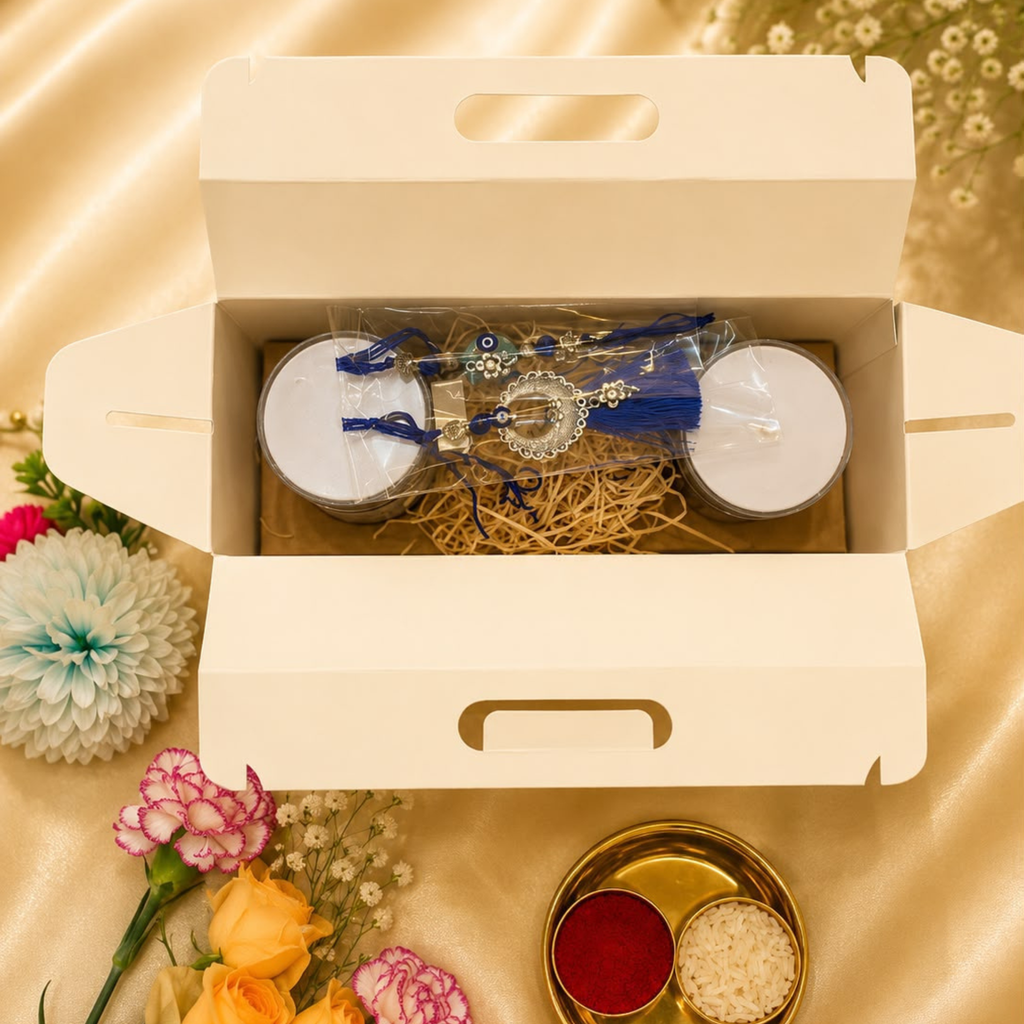 Dragee Delight- No Sugar Rakhi Premium Gift Hamper
