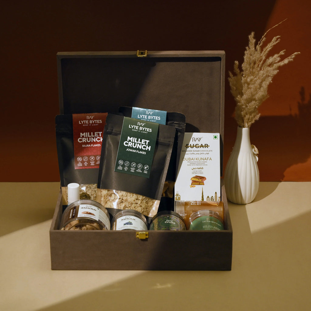 Grey Velvet Box