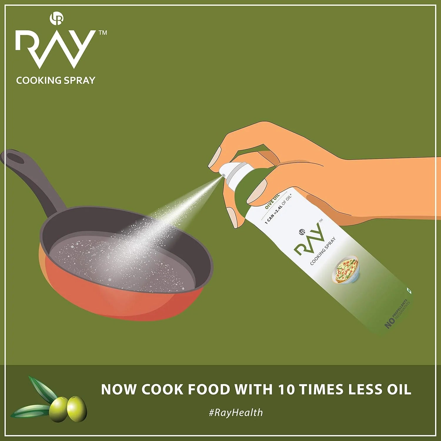 Extra Virgin Olive Oil - Cooking Spray - 200ml
