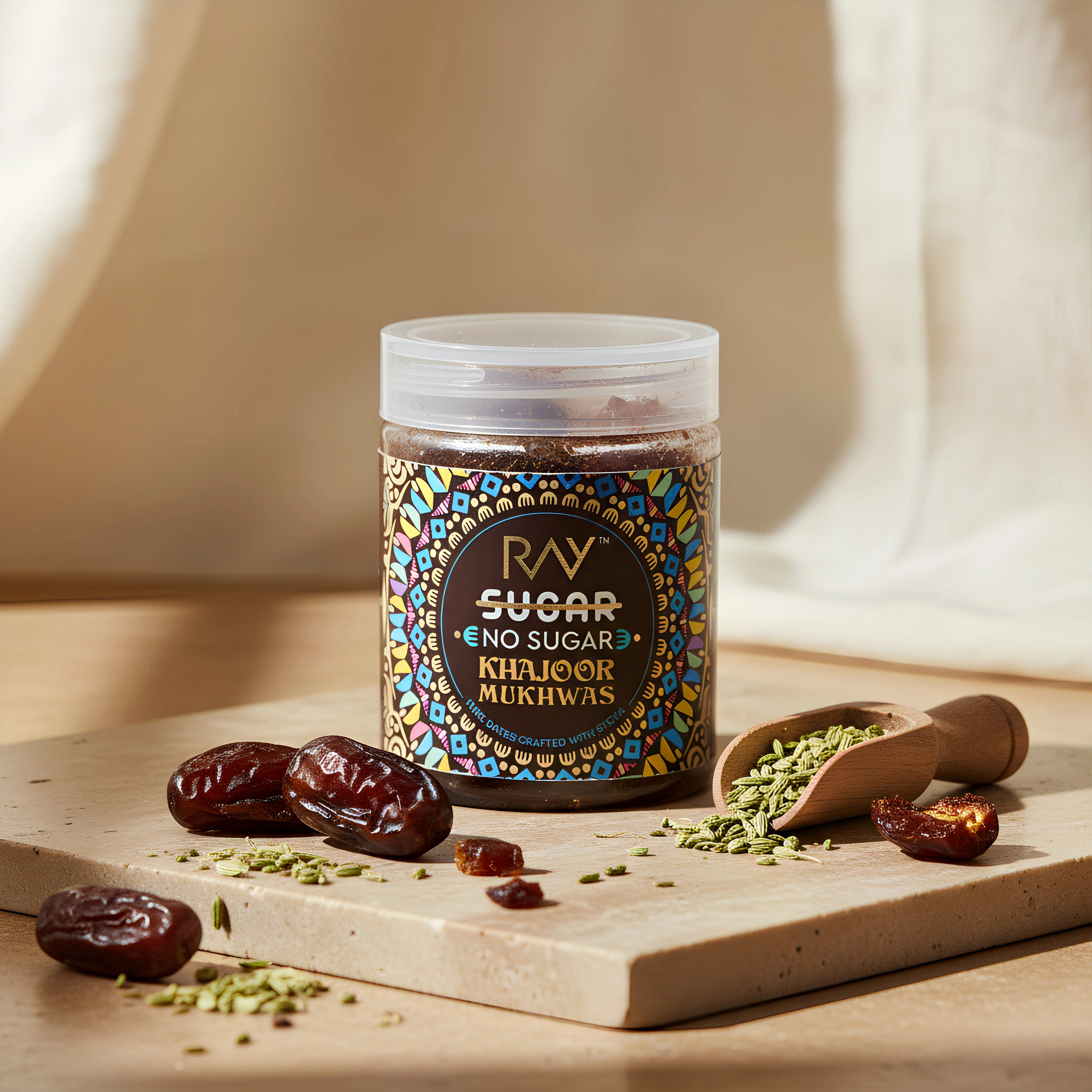 Khajoor Mishran Mukhwaas (120g) - 100% No Added Sugar, No Artificial Additives