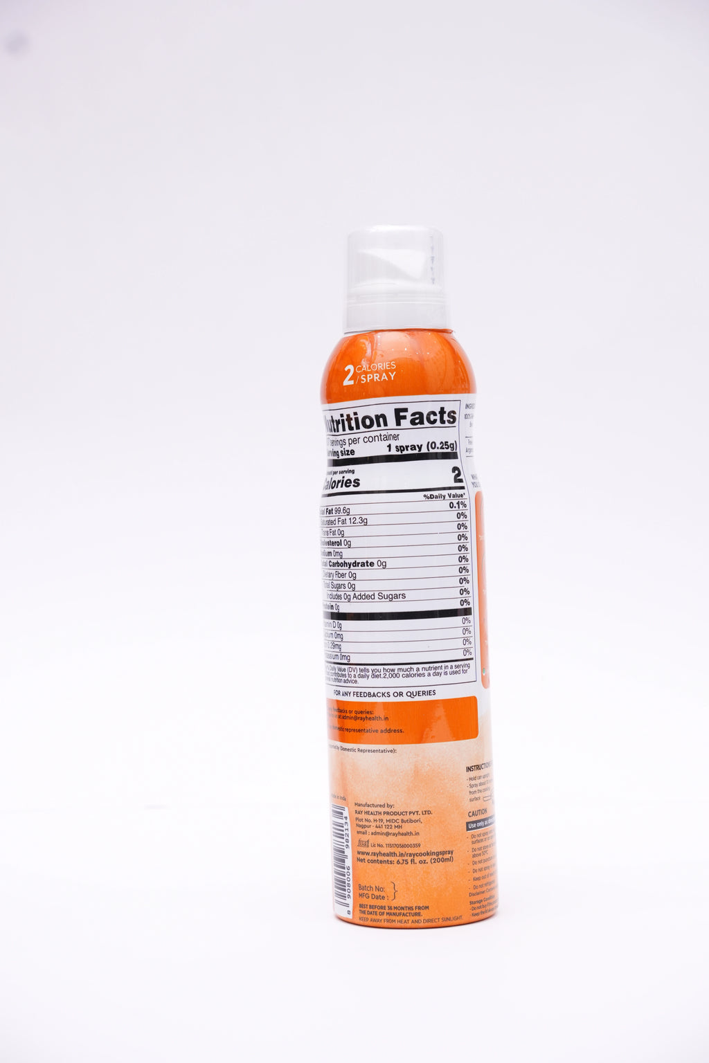 Rice Bran Oil - Cooking Spray 200 ml