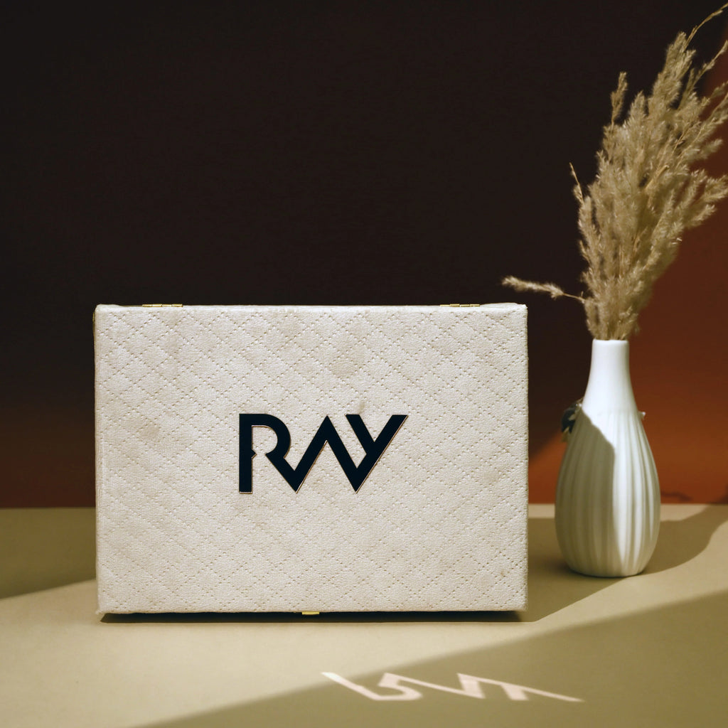 White Velvet Box